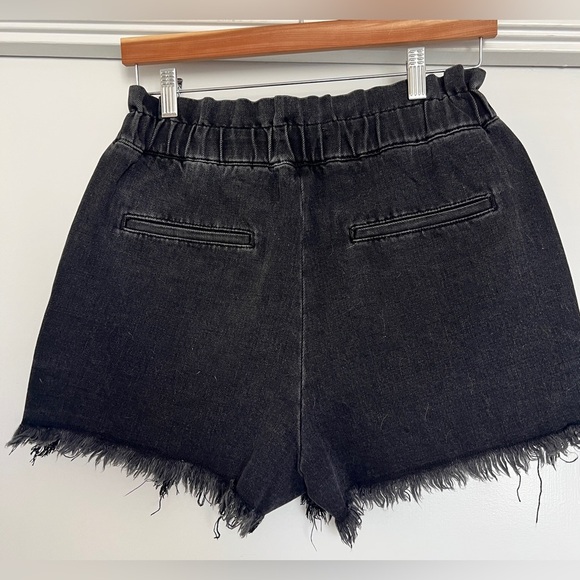 Pistola - NWT Salem Cooper Paperbag Drawstrings Short in Black Size -Small - Picture 6 of 9